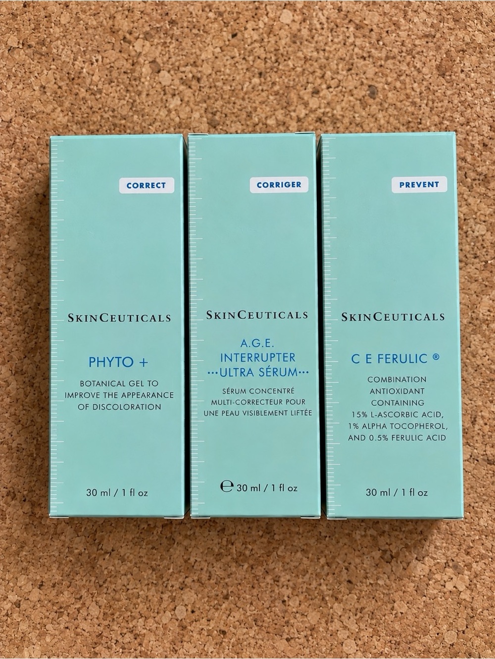 SkinCeuticals Trio in Aqua Green Packaging